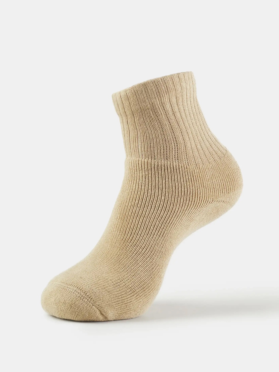 

Jockey Compact Cotton Terry Ankle Length Socks With StayFresh Treatment-7036, Beige