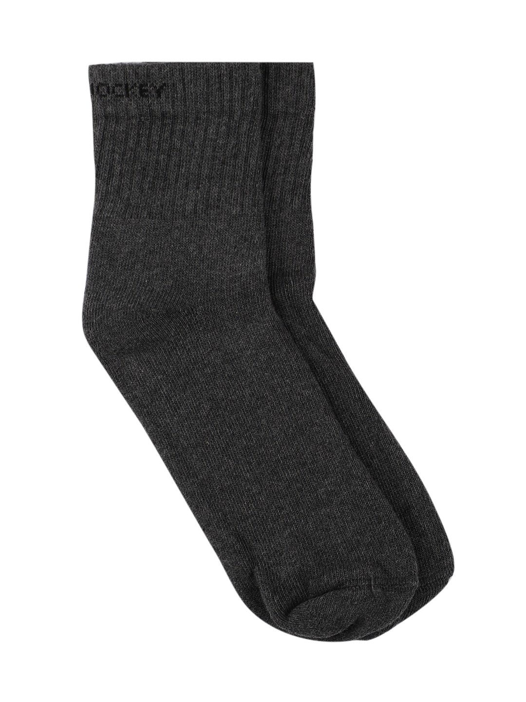 

Jockey Men Grey Melange Solid Ankle Socks