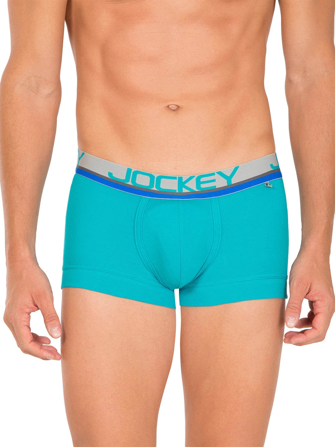 

Jockey Men Blue Solid Trunks FP03-0105