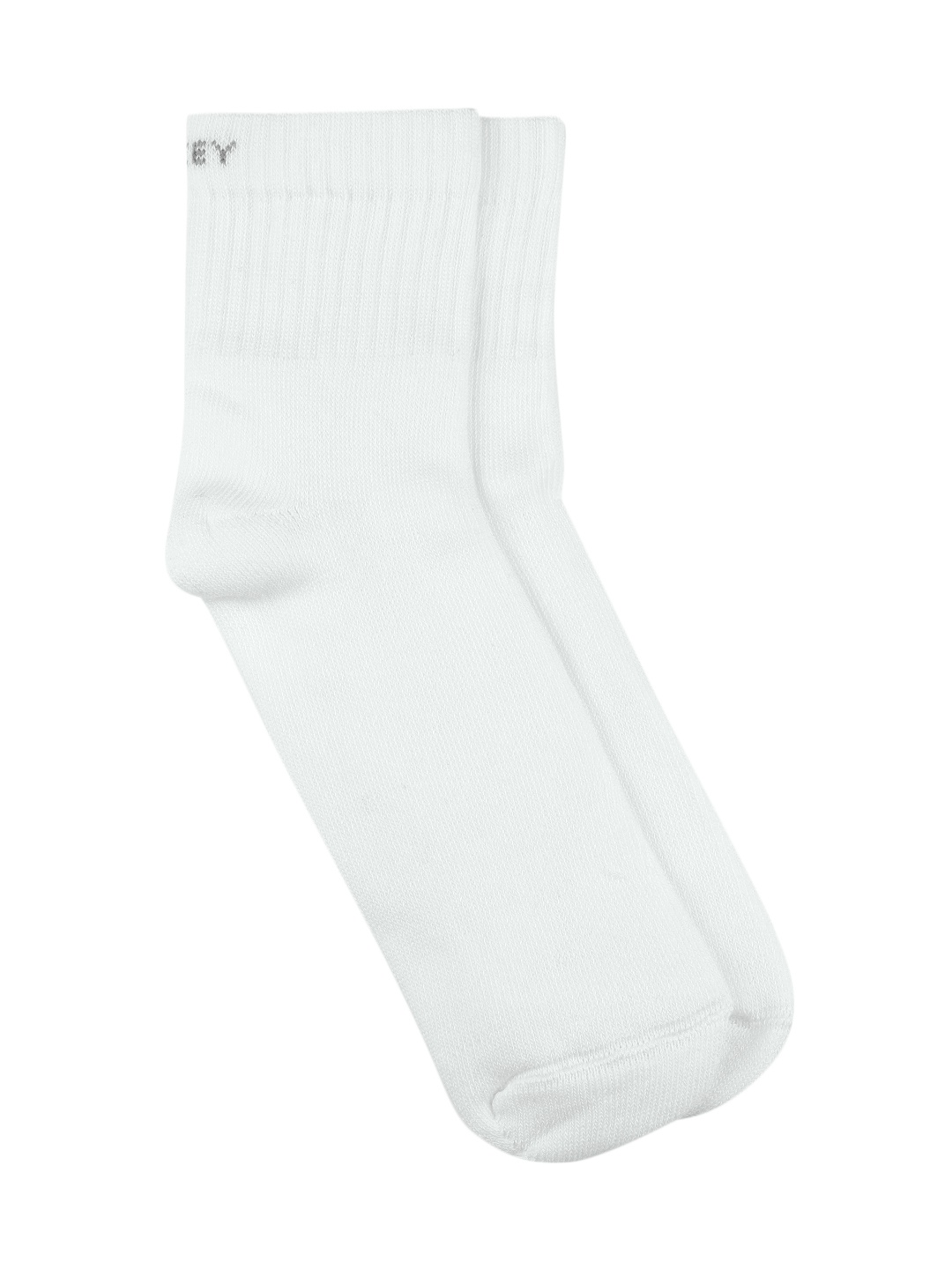 

Jockey Men White Solid Ankle Socks