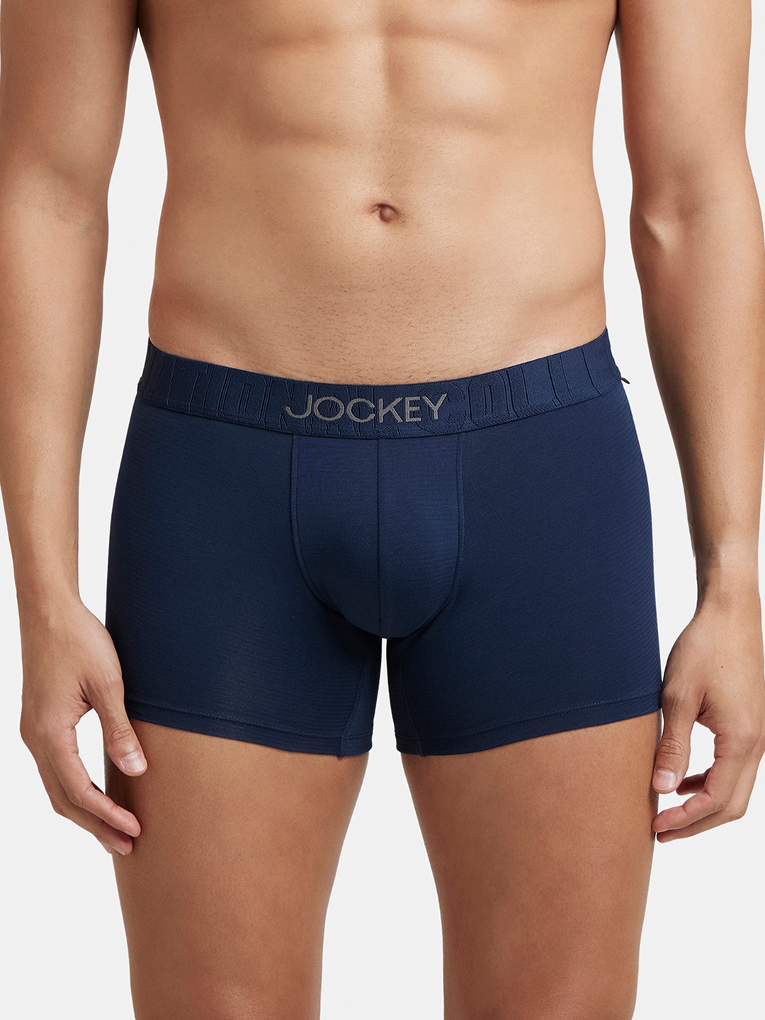 

Jockey Supima Cotton Stretch Solid Trunk with Ultrasoft Waistband-IC32, Navy blue