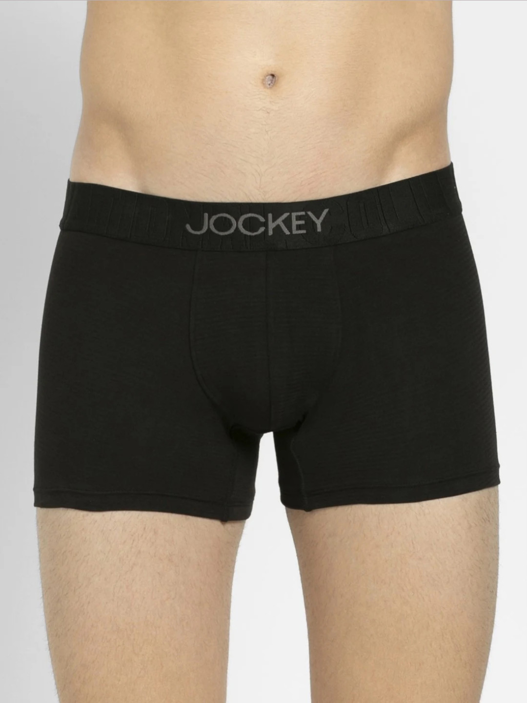 

Jockey Supima Cotton Stretch Solid Trunk with Ultrasoft Waistband-IC32, Black
