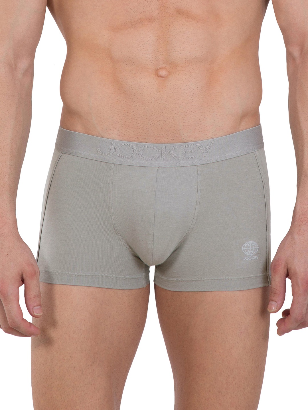 

Jockey Men Grey Solid Trunks IC25-0105