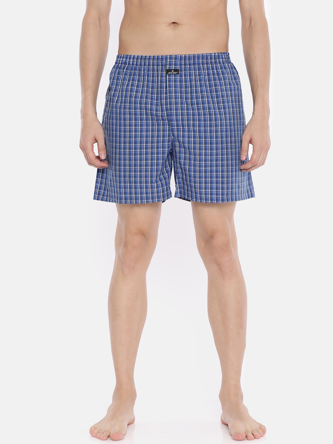 

Jockey Men Assorted Checked Pure Cotton Boxers 1222-0110