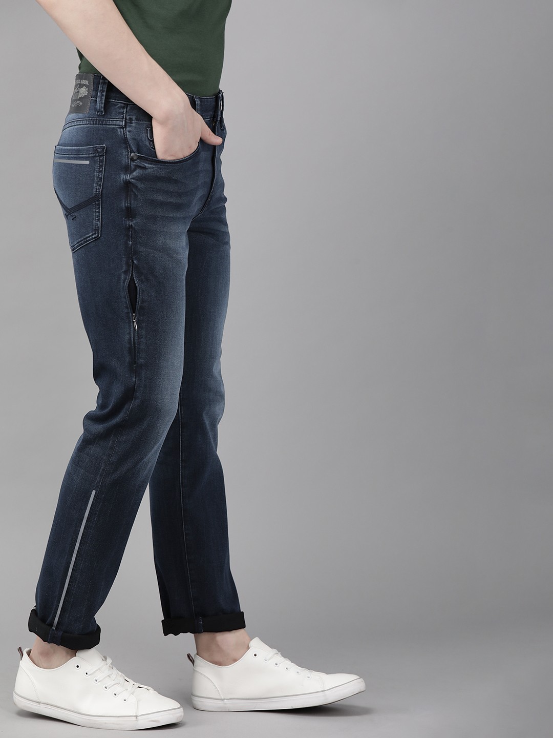 

U.S. Polo Assn. Denim Co. Men Blue Regallo Skinny Fit Mid-Rise Stretchable Jeans