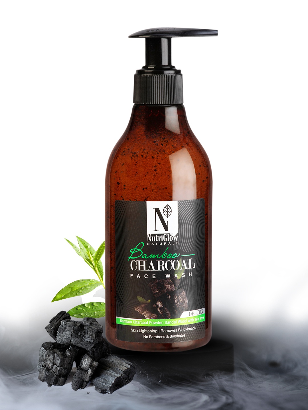 

NutriGlow Bamboo Charcoal Skin Lightening Face Wash 300 ml