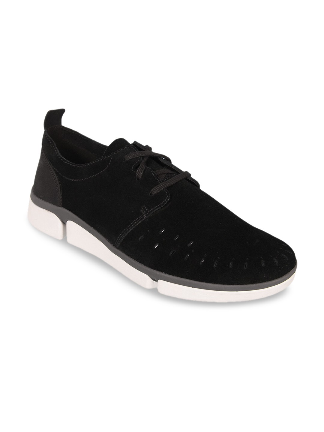 

Clarks Men Black Suede Tri Verve Boss Combi Sneakers