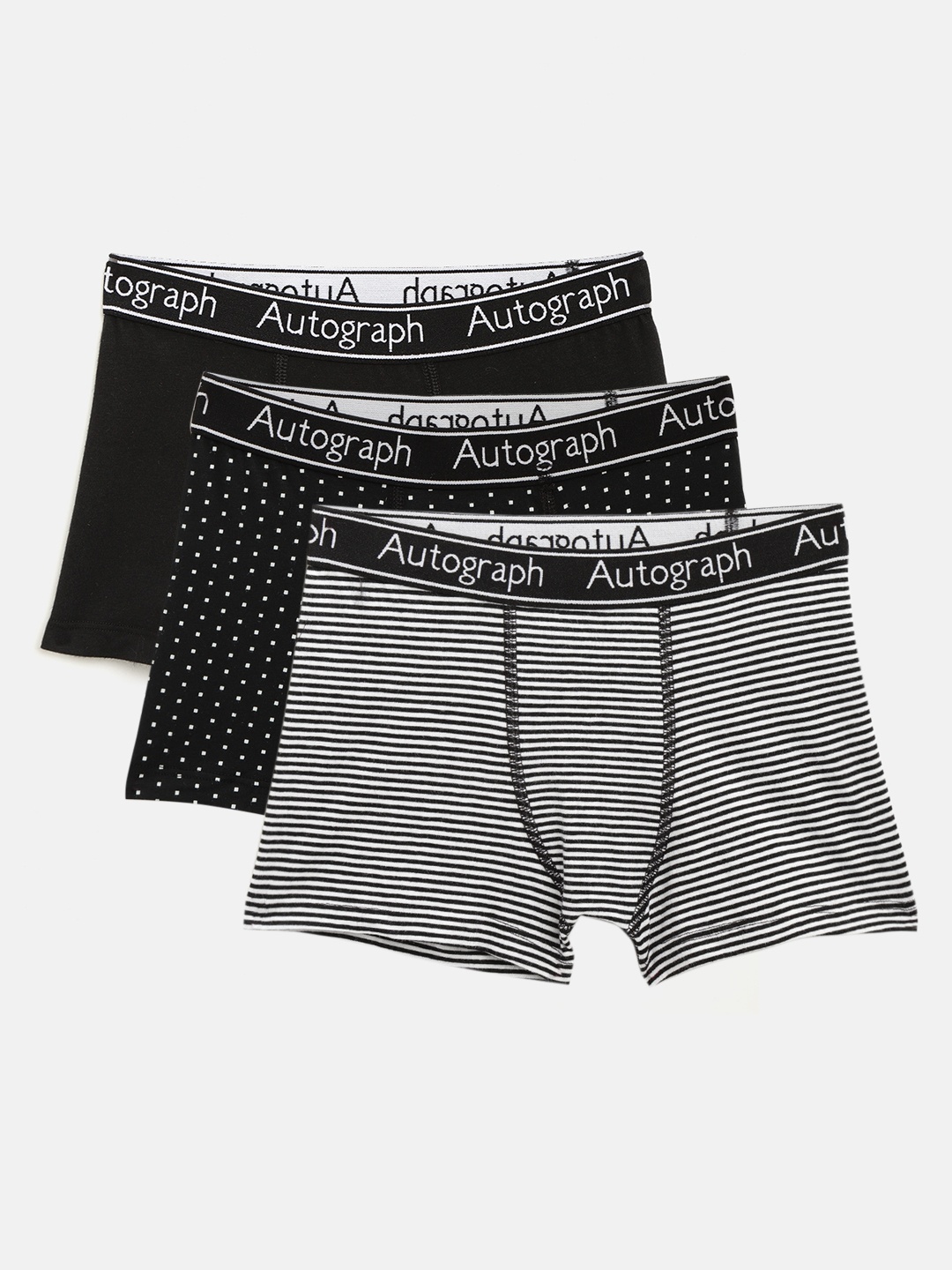 

Marks & Spencer Boys Pack of 3 Trunks T712561, Black