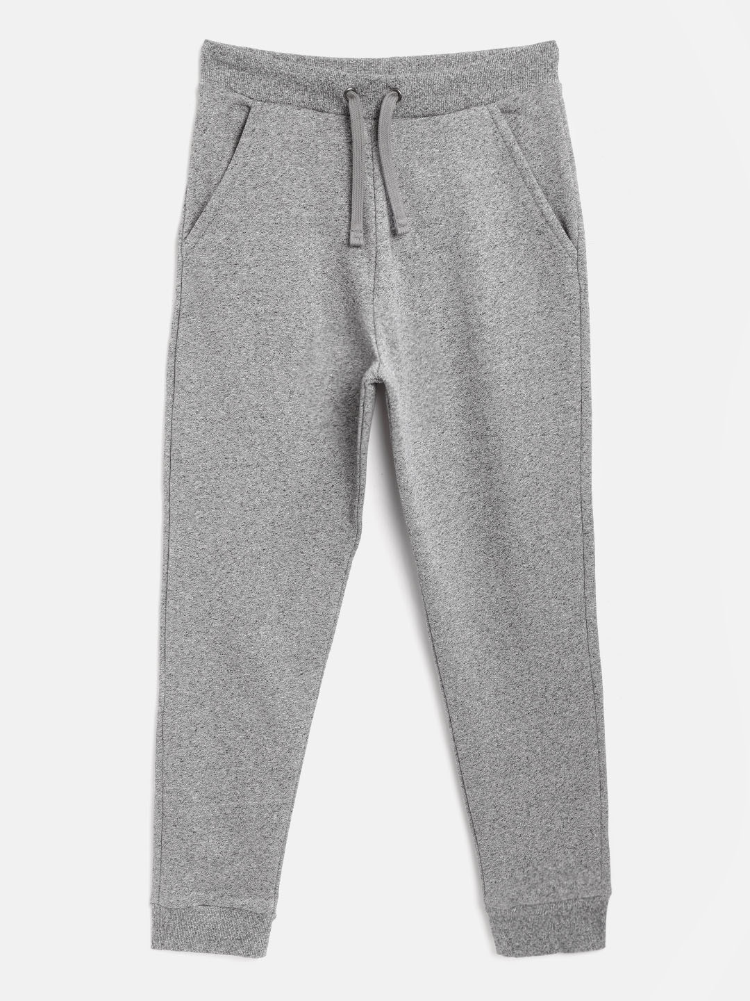 

Marks & Spencer Boys Grey Melange Straight Fit Joggers