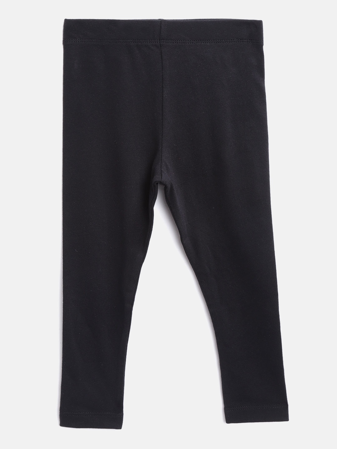 

Marks & Spencer Girls Black Solid Ankle-Length Leggings