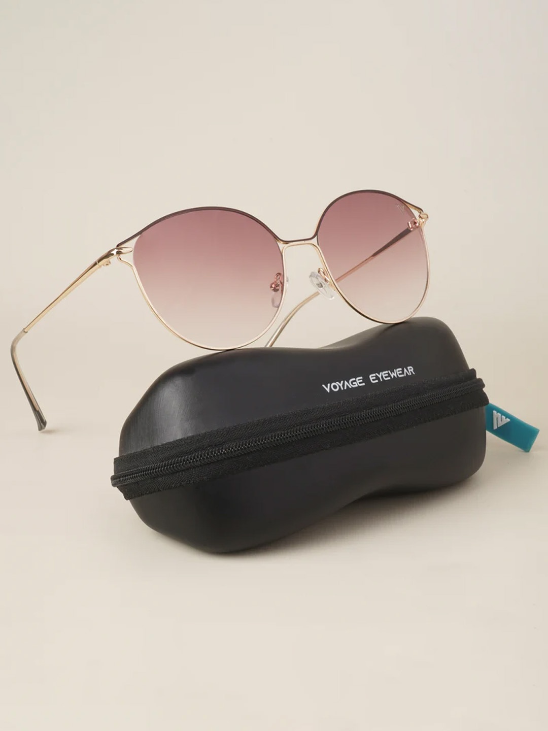 

Voyage Unisex UV Protected Round Sunglasses 2012MG3230, Pink