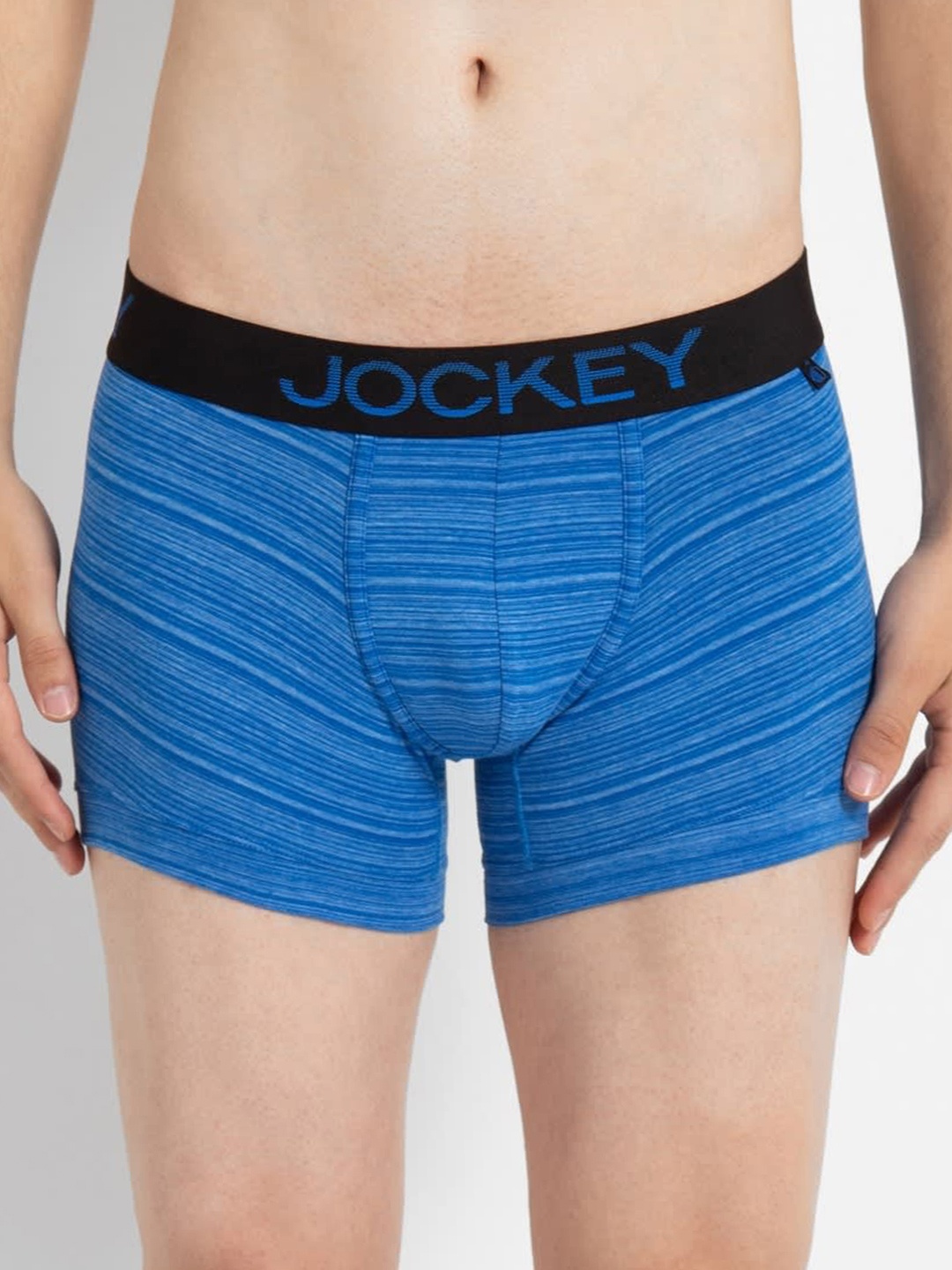 

Jockey Men Blue Striped Trunks