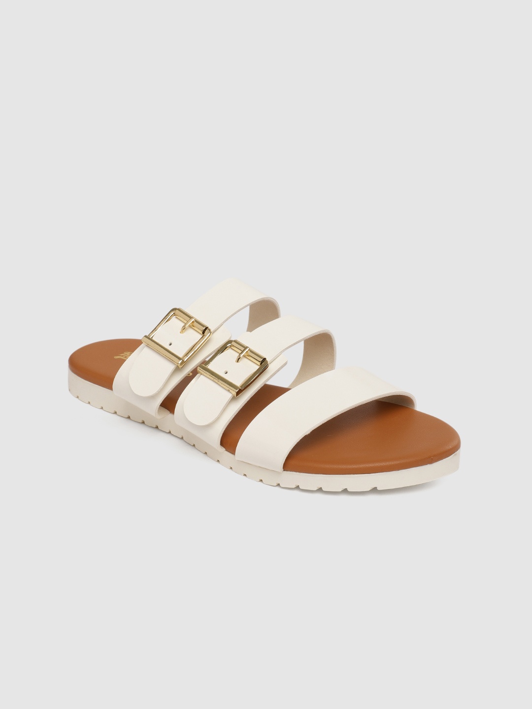 

Roadster Women White Solid Open Toe Flats