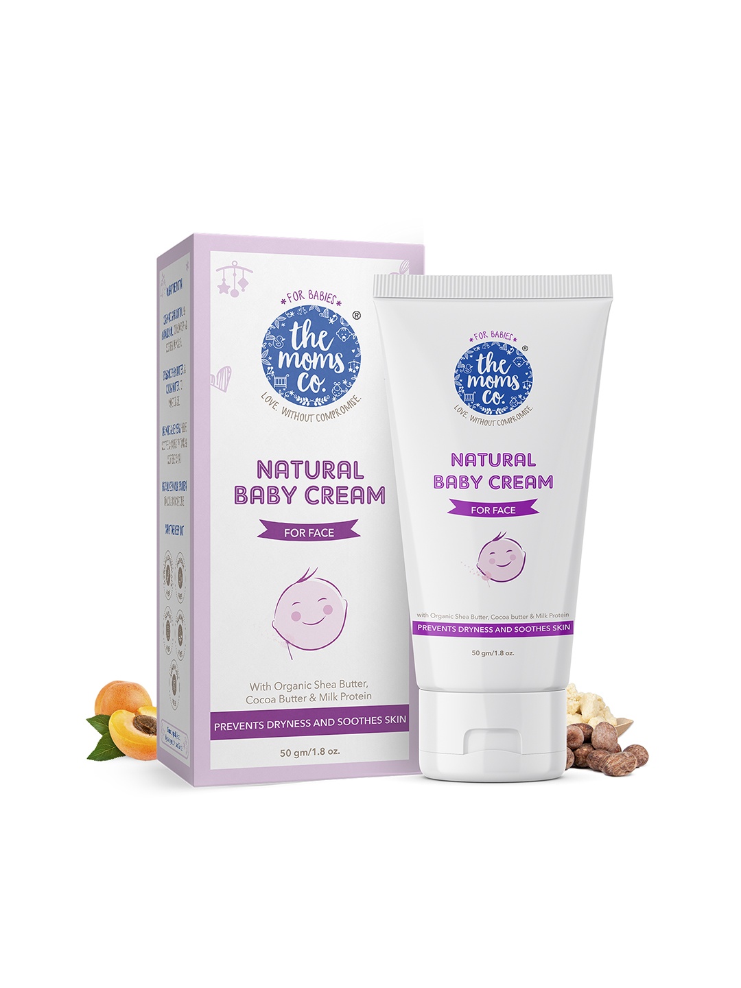 

The Moms Co. Natural Baby Cream with Cocoa Butter & Milk Protein 50 g, White