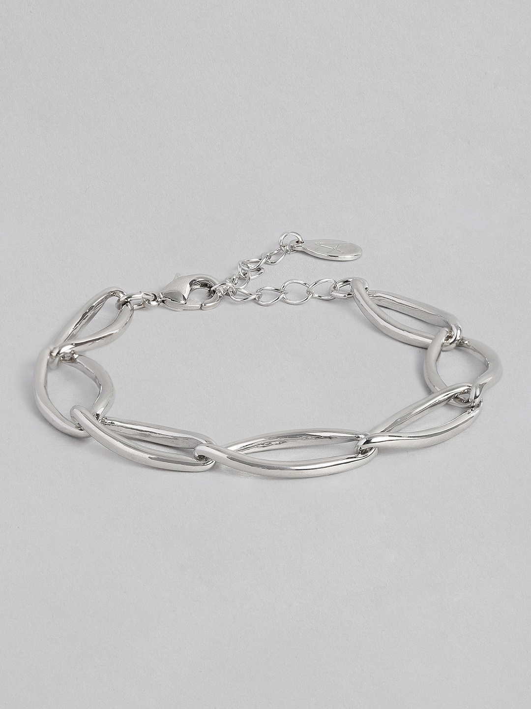

Accessorize Silver-Toned Oval Link Bracelet