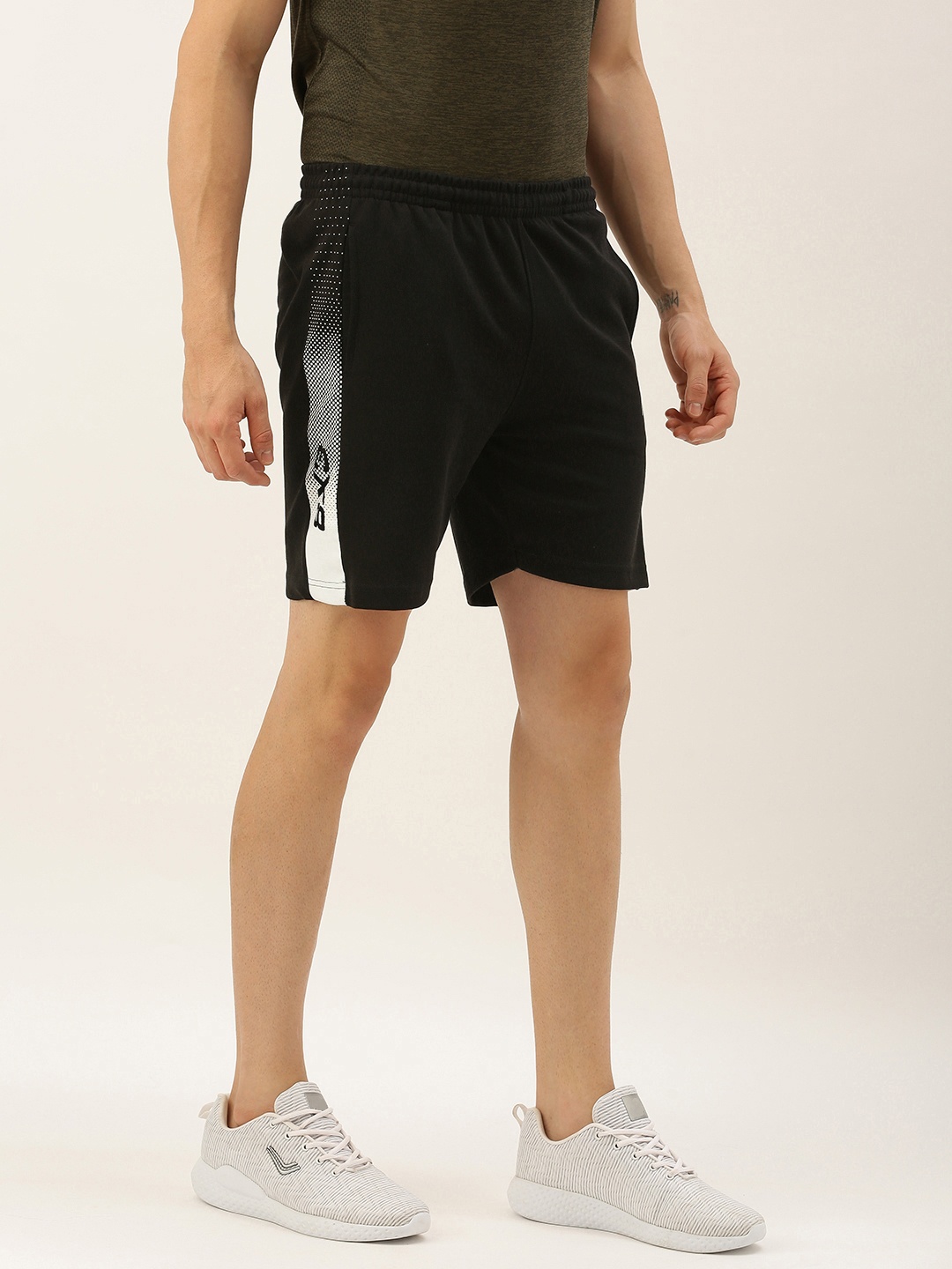 

Proline Active Men Black Printed Regular Fit Regular Shorts