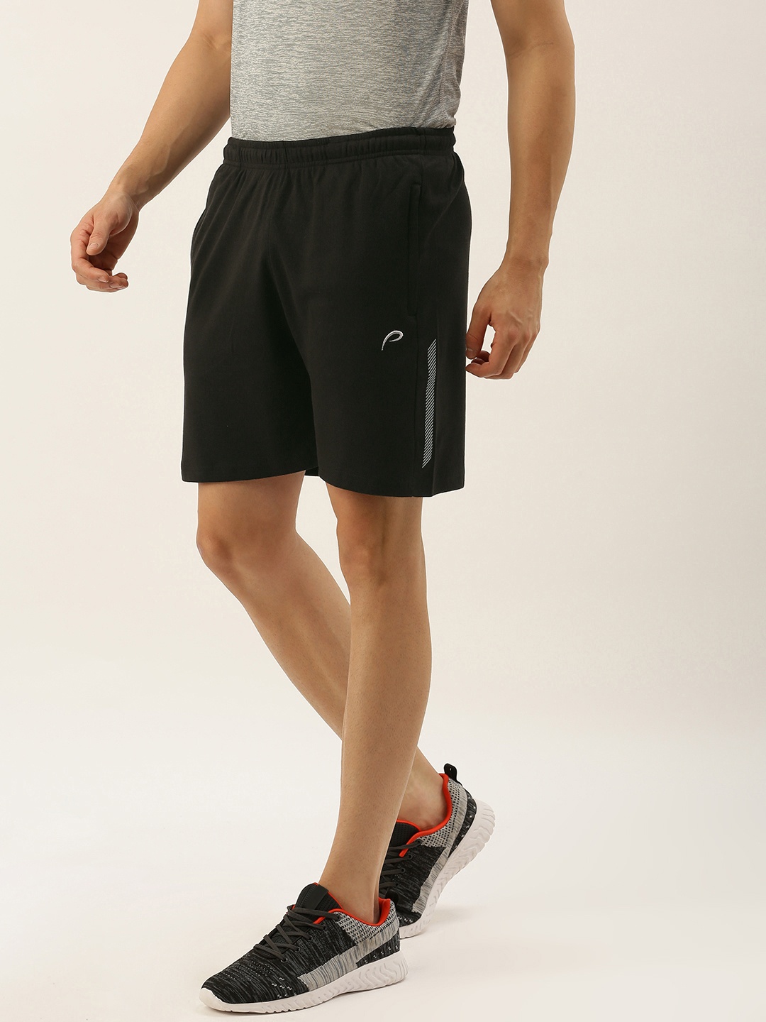 

Proline Active Men Black Solid Regular Fit Regular Shorts