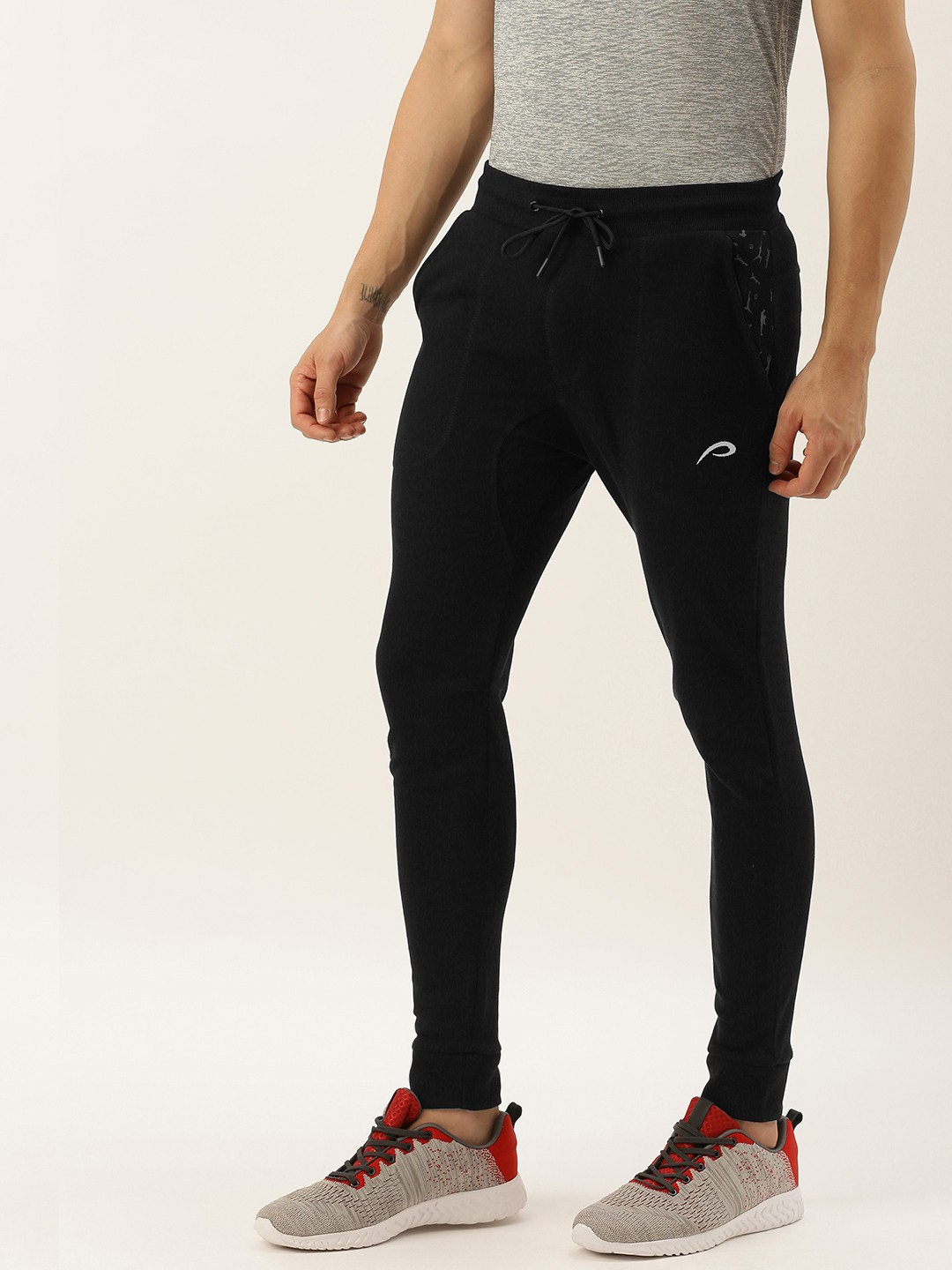 

Proline Active Men Black Slim Fit Solid Joggers