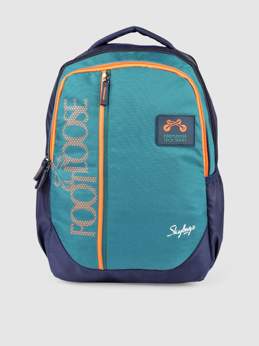 

Skybags Unisex Blue Typography VIRGIL Backpack