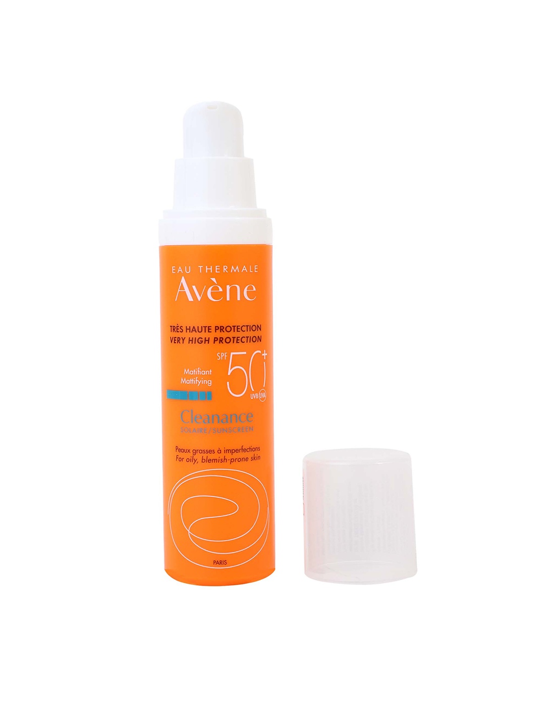 

Avene Unisex Very High Protection SPF 50+ Cleanance Sunscreen 50ml, Orange