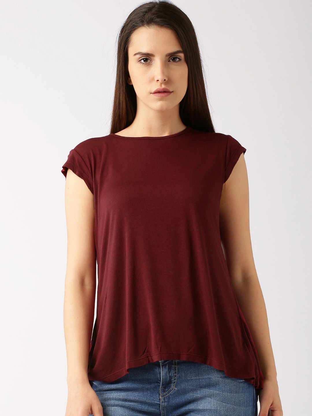 

ETHER Maroon T-shirt