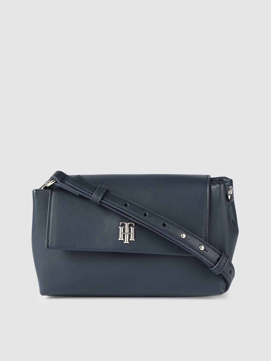 

Tommy Hilfiger Navy Blue Solid Sling Bag