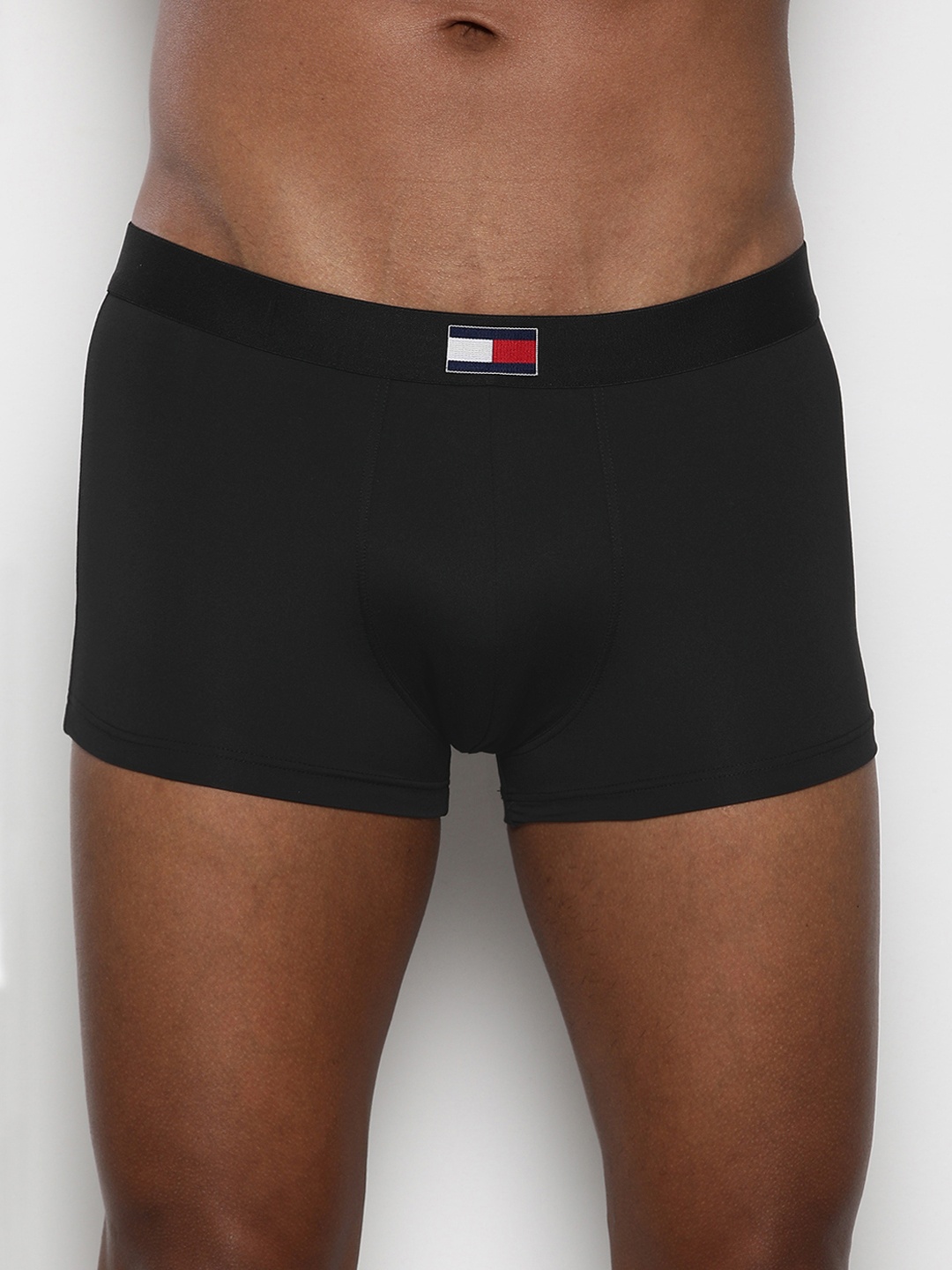 

Tommy Hilfiger Men Black Solid Trunks P0AB4160