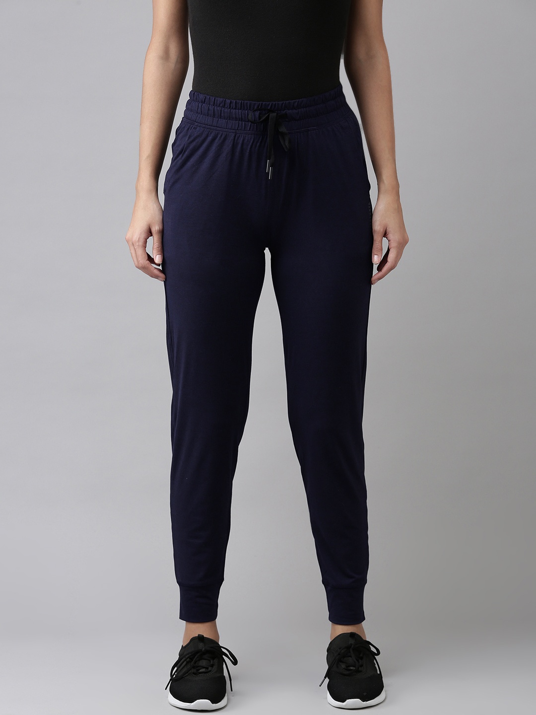 

Van Heusen Women Quick Dry Joggers, Navy blue