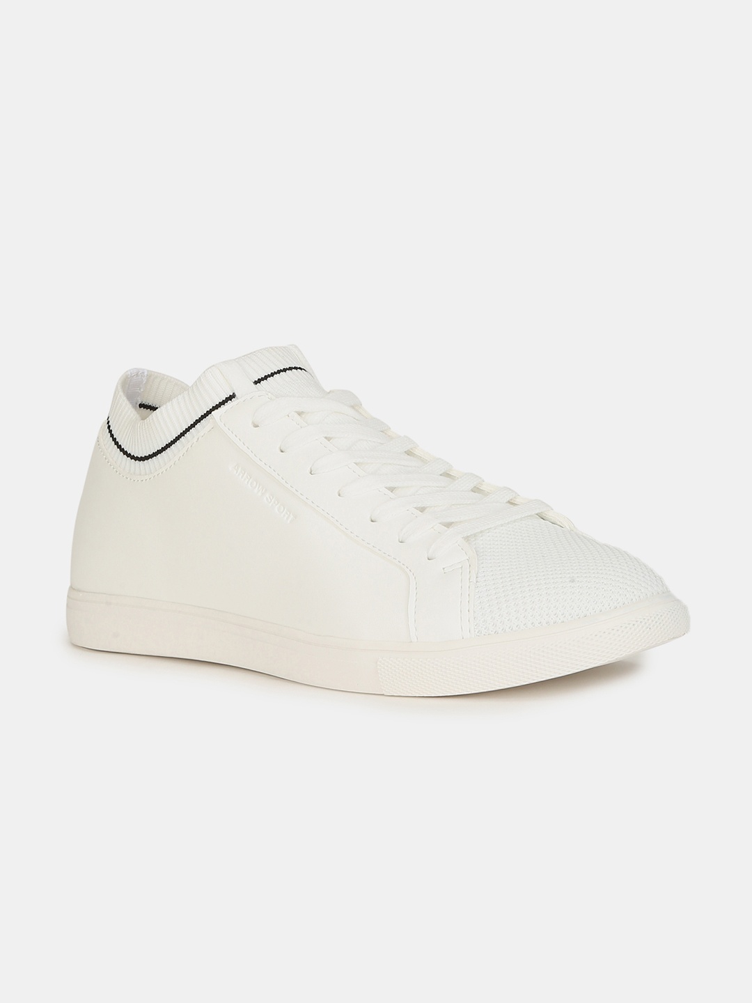 

Arrow Men White Mid-Top Mesh Sneakers