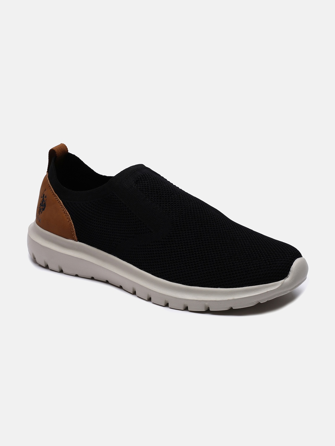 

U.S. Polo Assn. Men Black Slip-On Sneakers