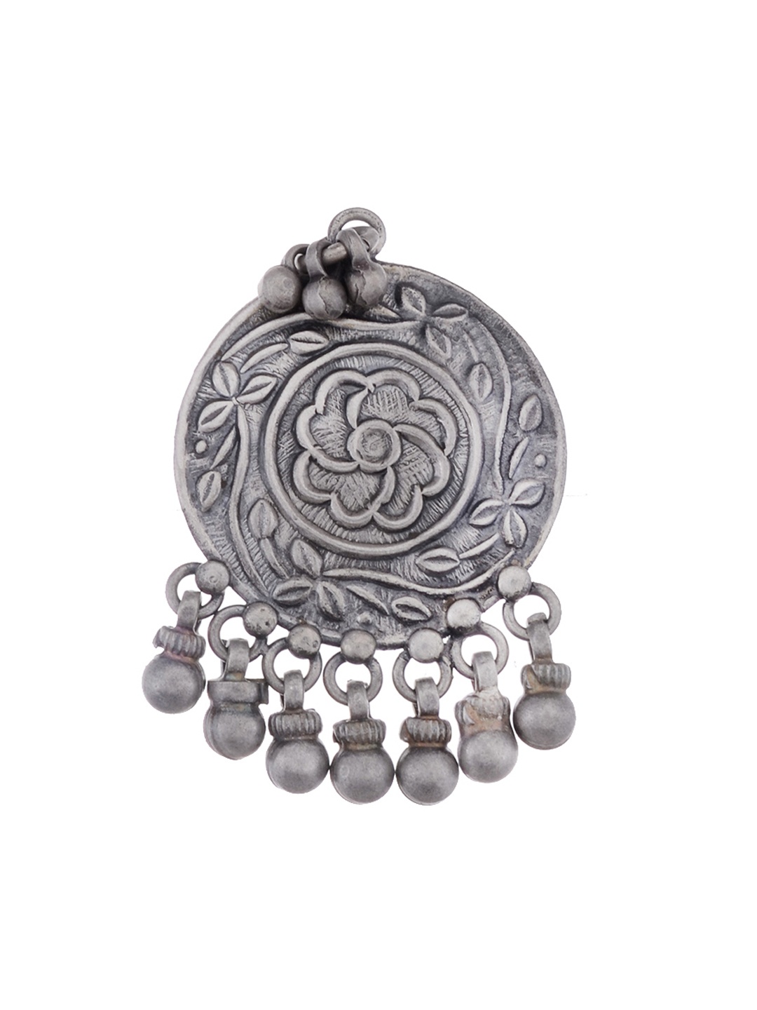 

Silvermerc Designs Silver-Plated Oxidised Adjustable Finger Ring
