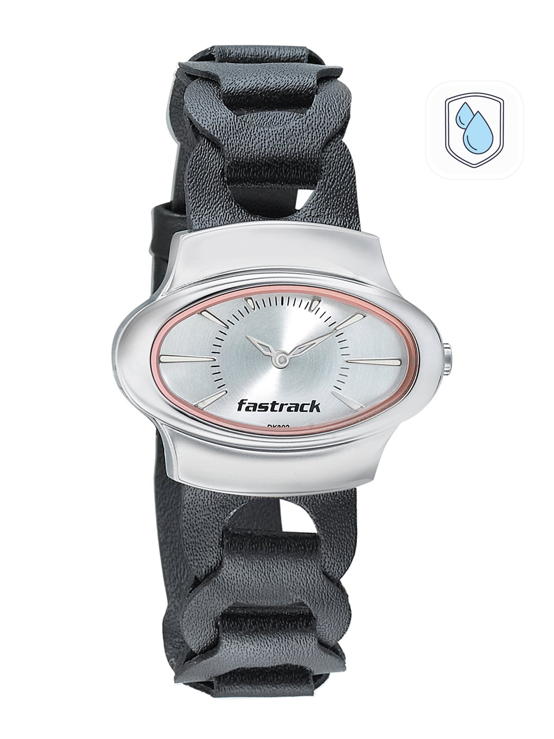

Fastrack Hit List Women Steel-toned Analogue watch 6004SL08, Silver