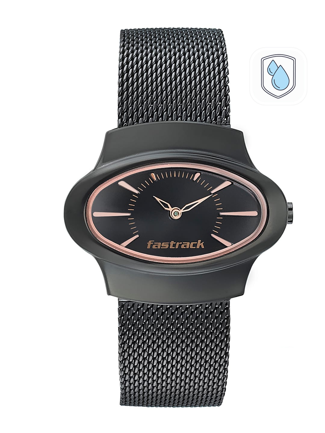 

Fastrack Hit List Women Black Analogue watch 6004NM01