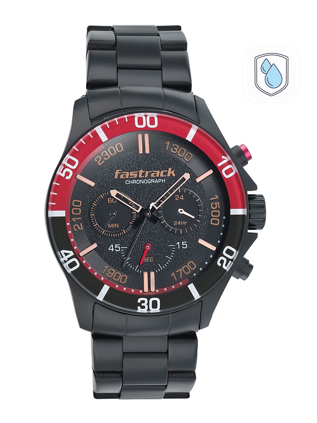

Fastrack Hit List Men Black Analogue watch 3072NM01