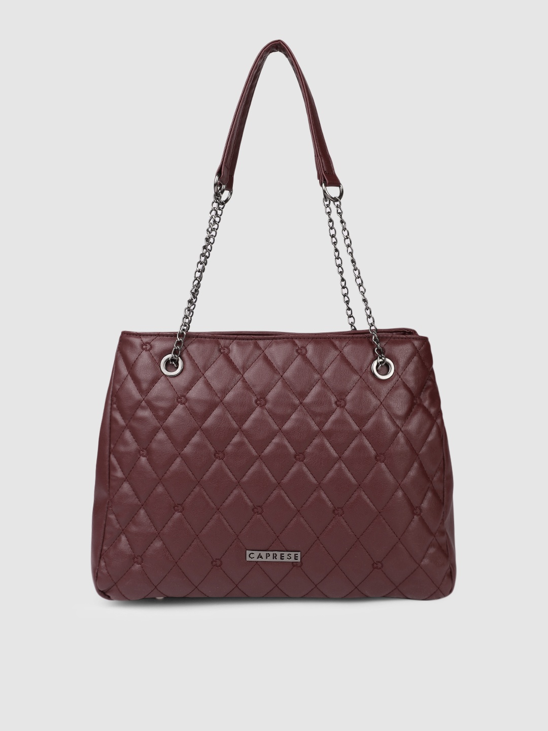 

Caprese Maroon Quilted Shoulder Bag