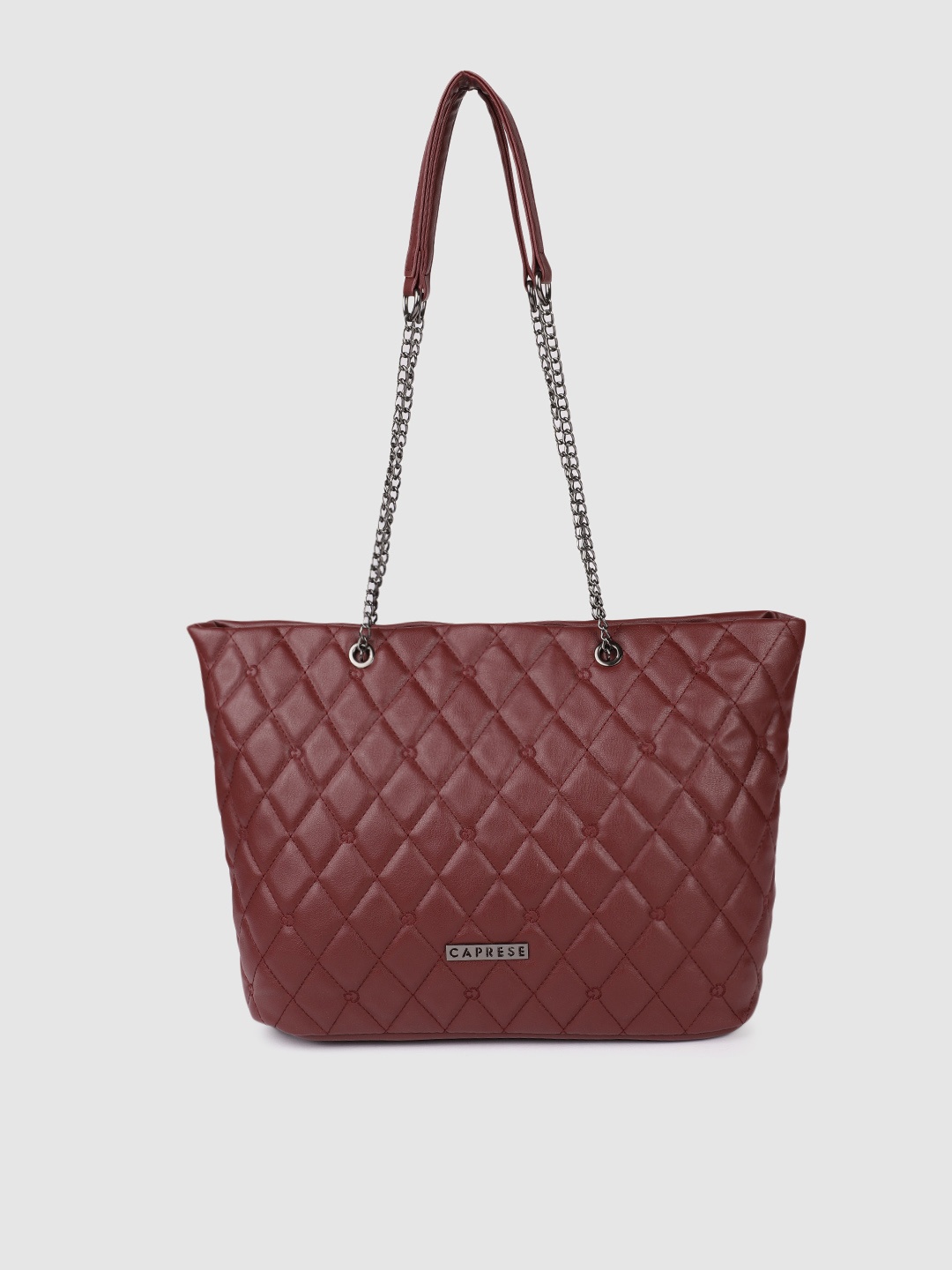 

Caprese Maroon Quilted Shoulder Bag