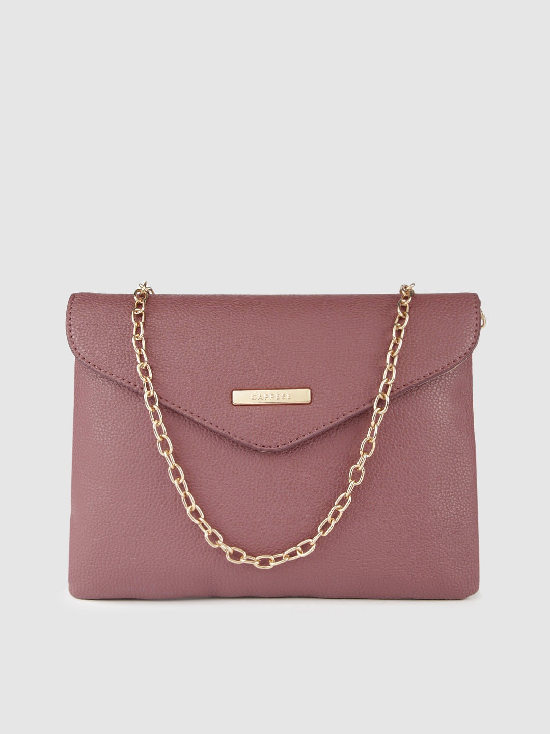

Caprese Mauve Solid Sling Bag
