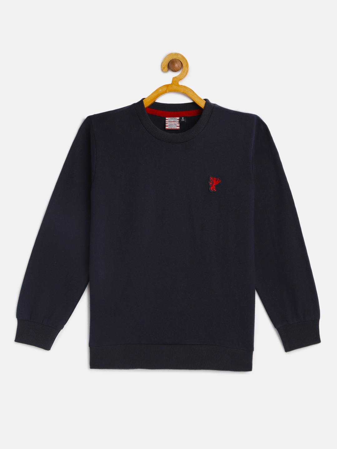 

Actuel Boys Navy Blue Solid Sweatshirt