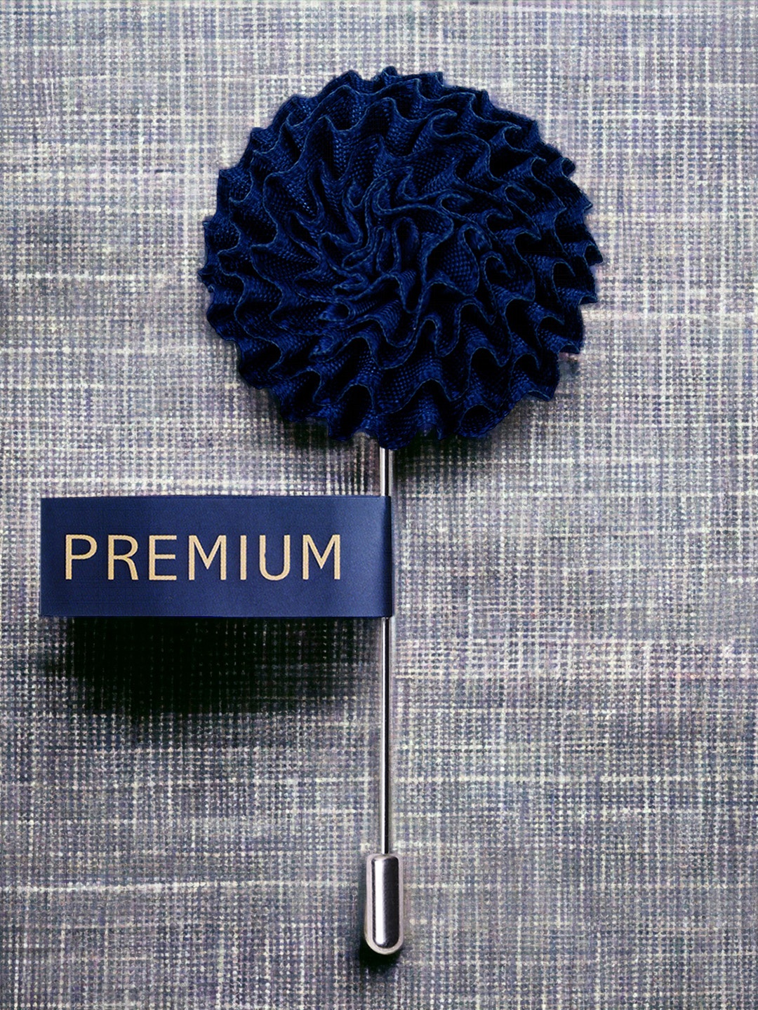 

PELUCHE Unisex Blue Floral Brooch Lapel Pin