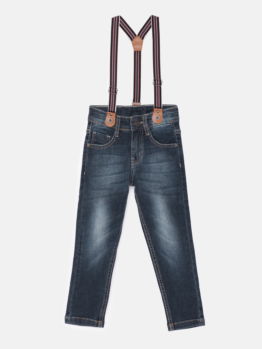 

Cherokee Boys Blue Slim Fit Mid-Rise Clean Look Stretchable Jeans