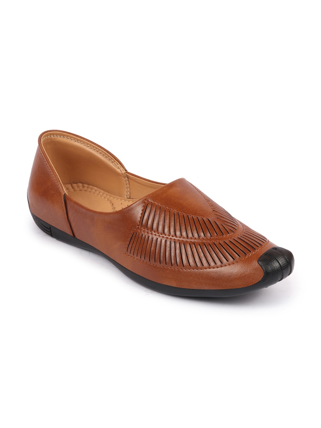 

FAUSTO Men Tan Brown Mojaris