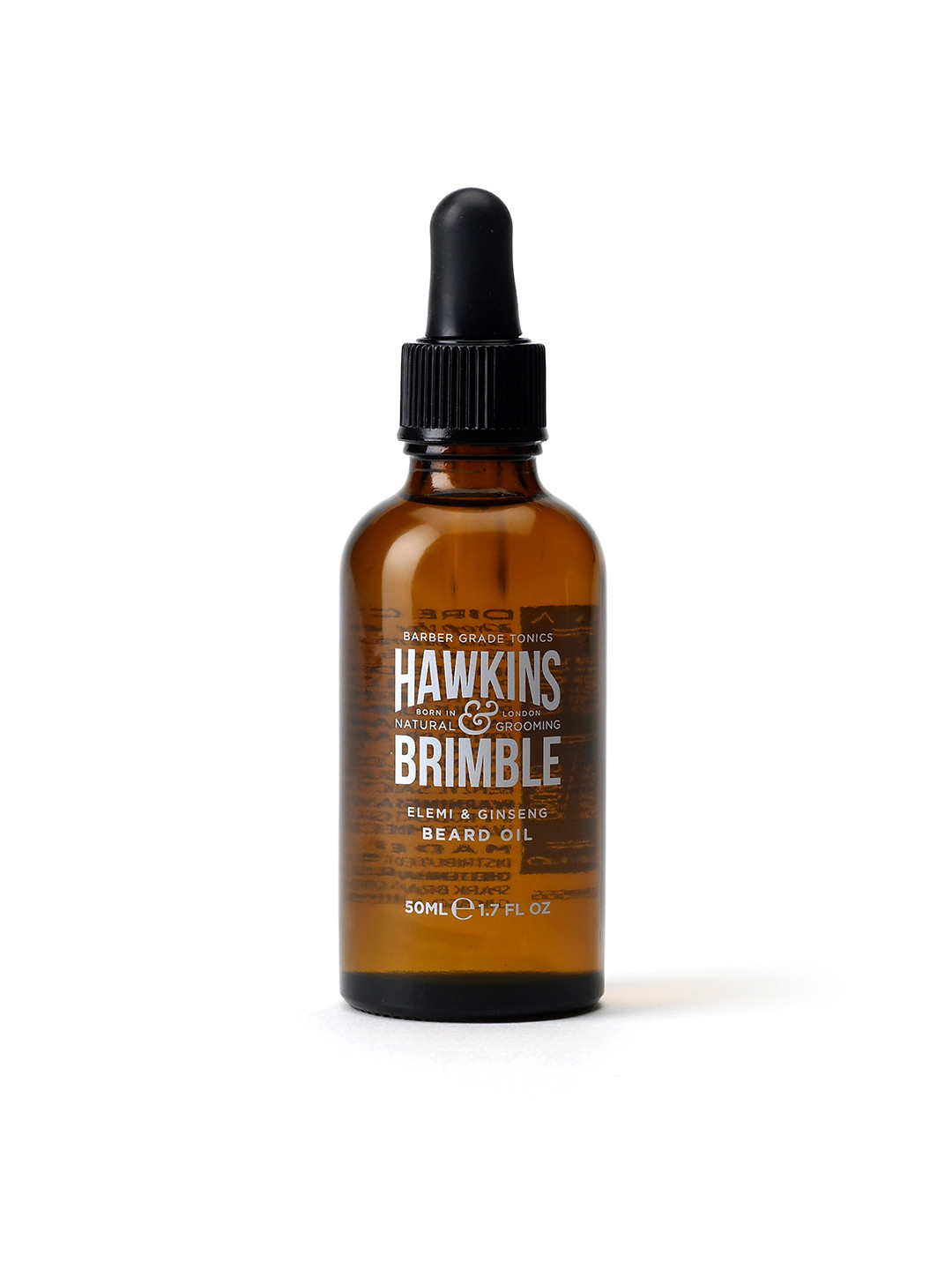 

Hawkins & Brimble Men Elemi & Ginseng Beard Oil 50ml, Brown