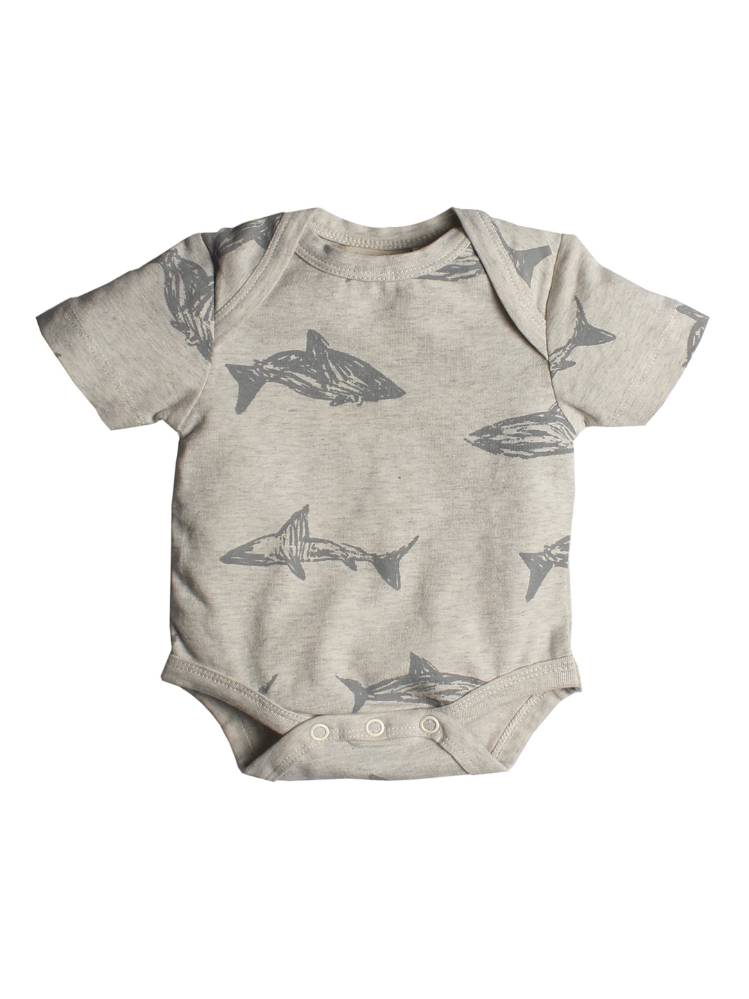 

Nino Bambino Infants Grey Printed Romper