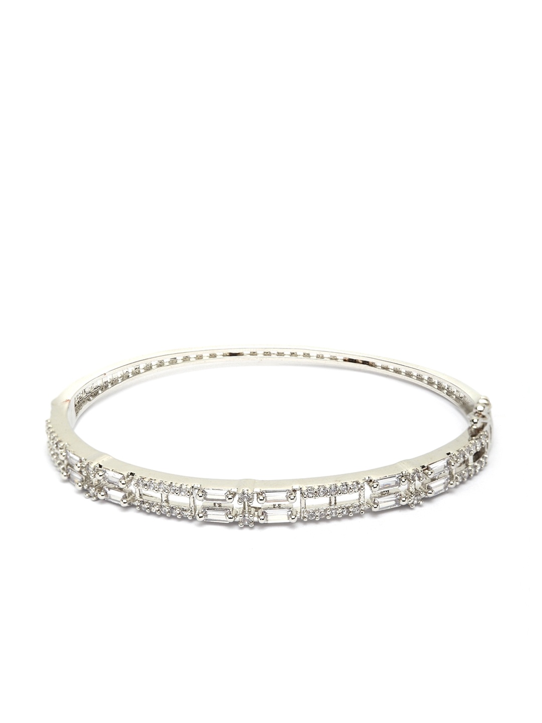 

Bhana Fashion Silver-Plated Kada Bracelet