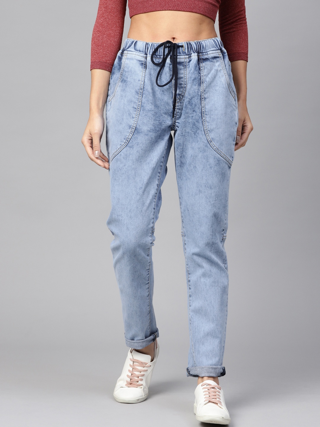 

Roadster Women Blue Slim Fit Mid-Rise Clean Look Stretchable Jeans