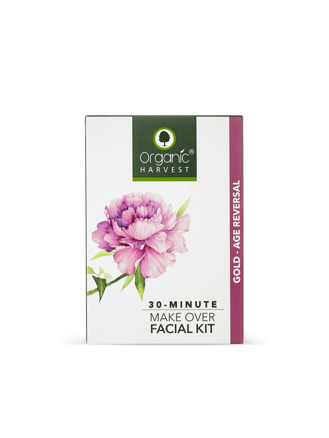 

Organic Harvest Pack of 3 Facial Kit Gold- Age Reversal, 50 g, White