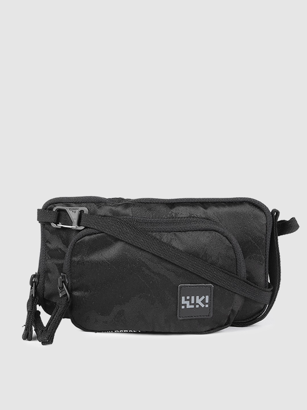 

Wildcraft Unisex Black Textured Stow-it Messenger Bag