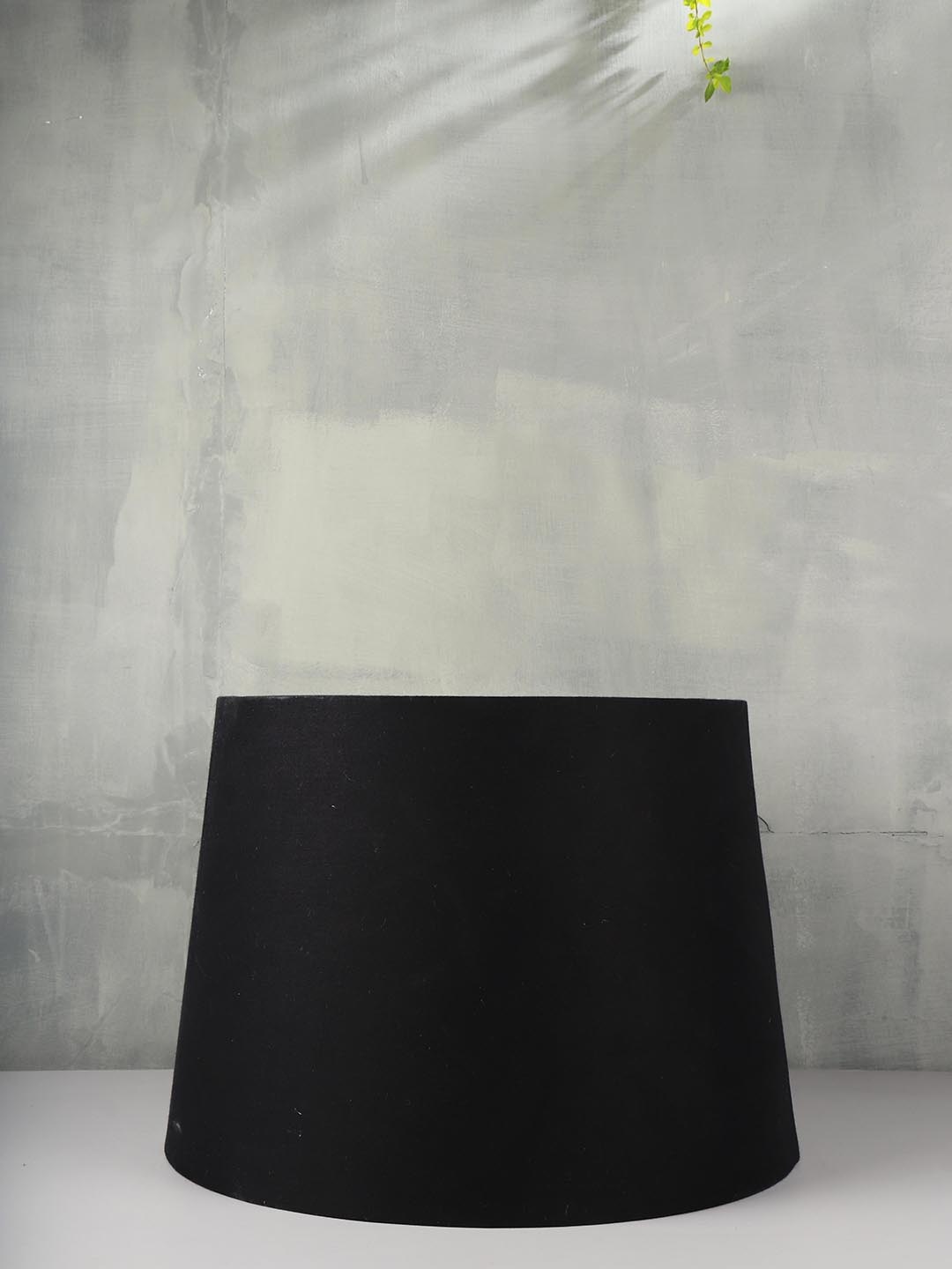 

Grated Ginger Black Solid Bedside Standard Table Lamp Shade