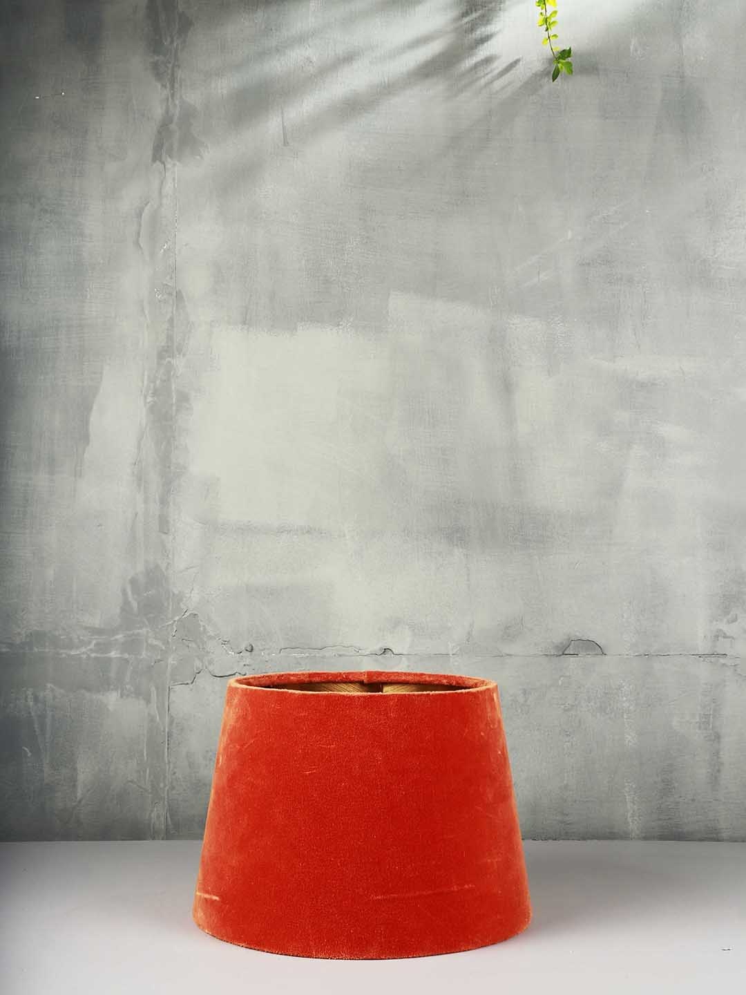 

Grated Ginger Orange Solid Handcrafted Table Lamp Shade