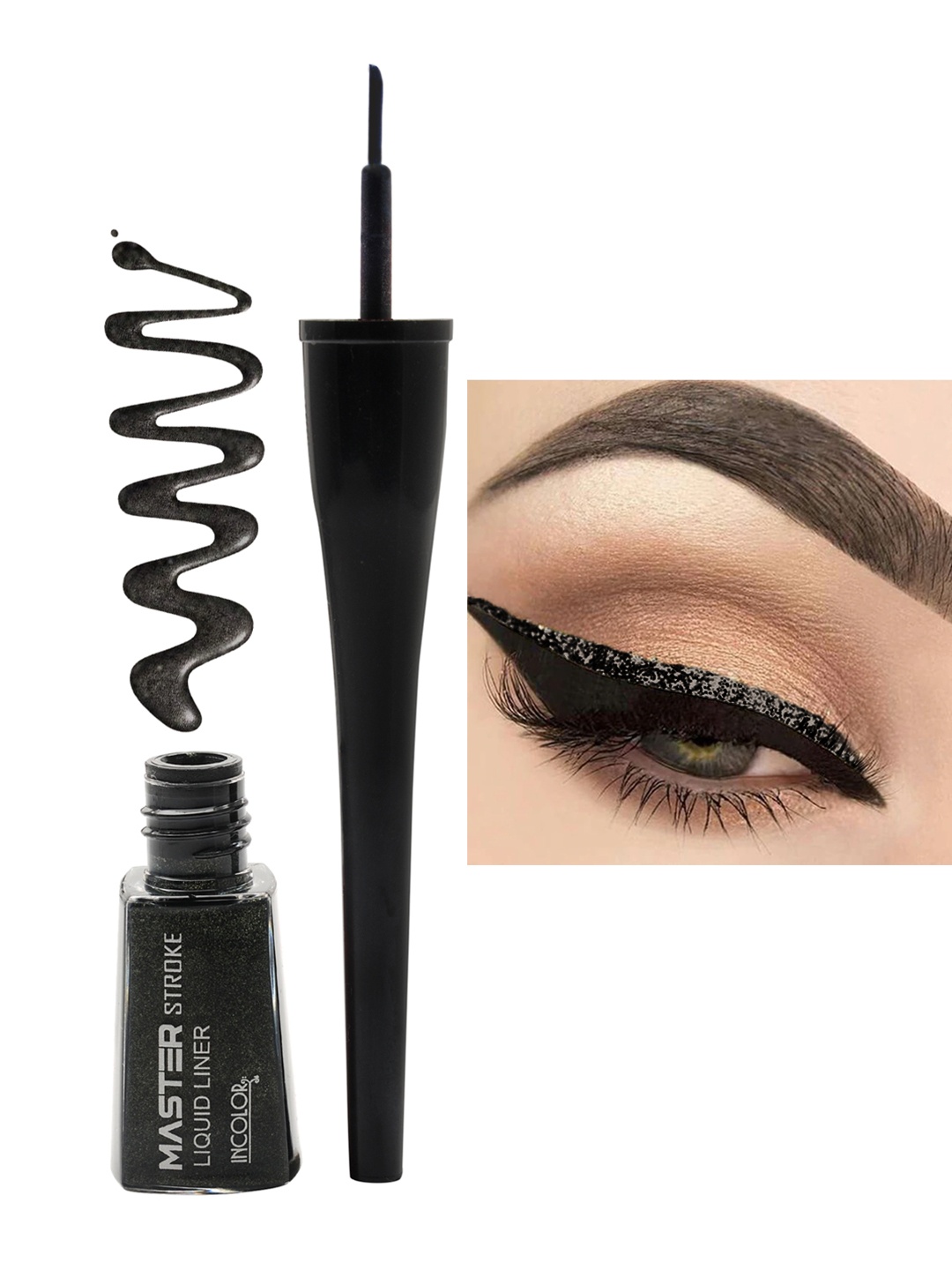 

INCOLOR Master Stroke Junkie Liquid Eyeliner 20, Black